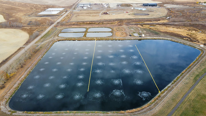 Water treatment lagoon