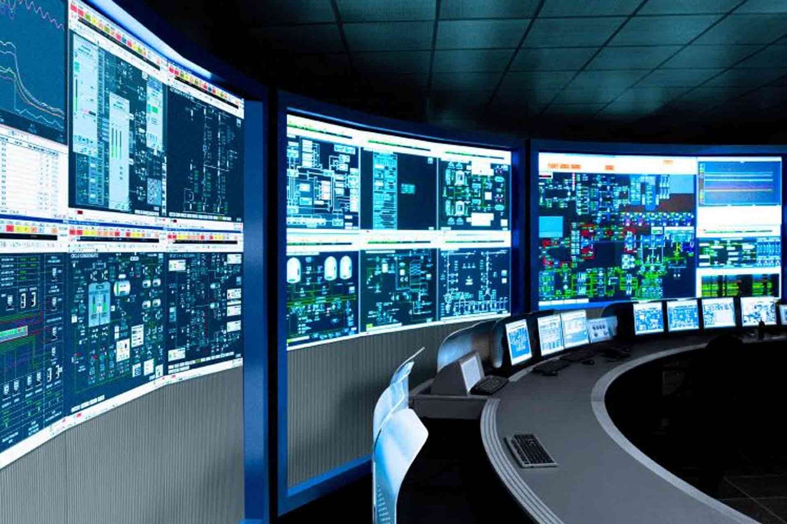 SCADA control room overview